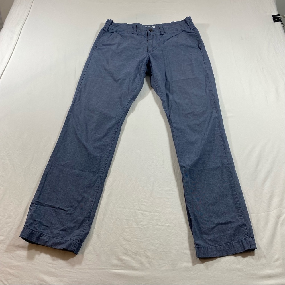 Express Men’s Pants Slim Fit Finn 29-30 size Cotton pants cropped pants blue